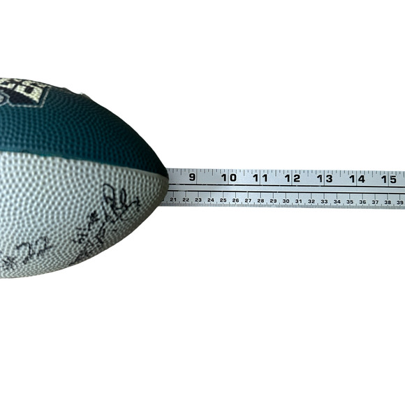 Philadelphia Eagles Autographed Signed Football Bill Bergey Sean Landeta & More - Picture 10 of 10